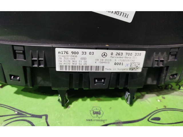 Přístrojová deska  Mercedes-Benz A W176 2016 A1769003303  