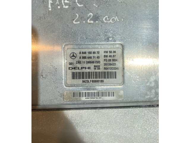 Řídící jednotka A6461508972, A0054467140   Mercedes-Benz C W204 2008