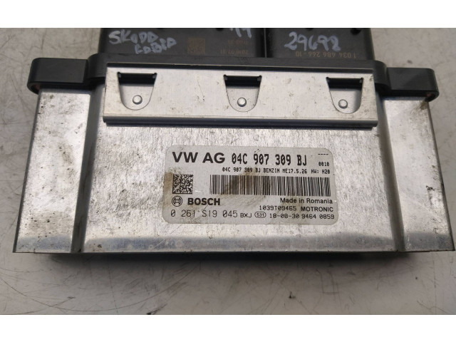 Блок управления двигателя 04C907309BJ, 0261S19045   Skoda Fabia Mk3 (NJ)