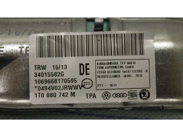 Боковая подушка безопасности 0494V02JRWWV, 0494V02JRWWV   Volkswagen Touran II