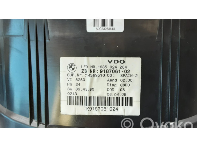 Přístrojová deska  BMW 3 E92 E93 2008 9187061, 635024264  