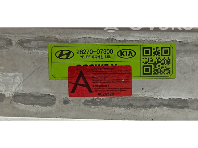 Интеркулер  2827007300, 28270-07300   KIA Stonic 