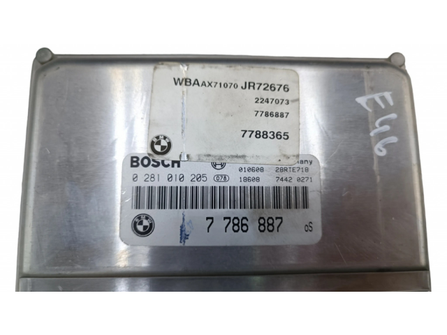 Řídící jednotka 7788365, 7786887   BMW 3 E46 2003