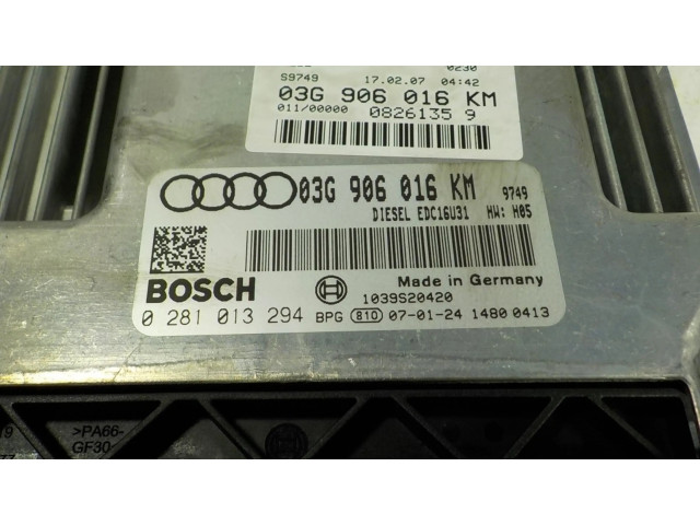 Блок управления двигателя 03G997057QX, 03G906016KM   Audi A4 Allroad