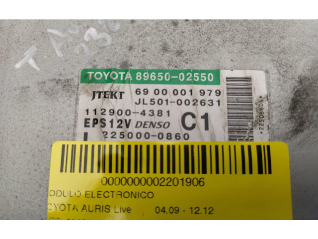 Řídící jednotka 8965002550   Toyota Auris 150 2010