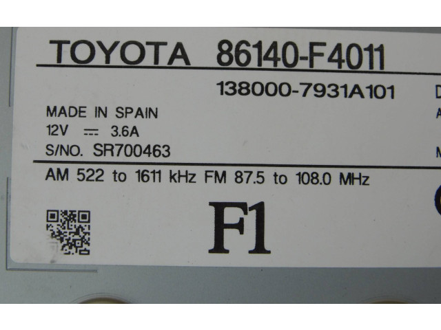 Дисплей    86140F4011, 10510   Toyota C-HR I