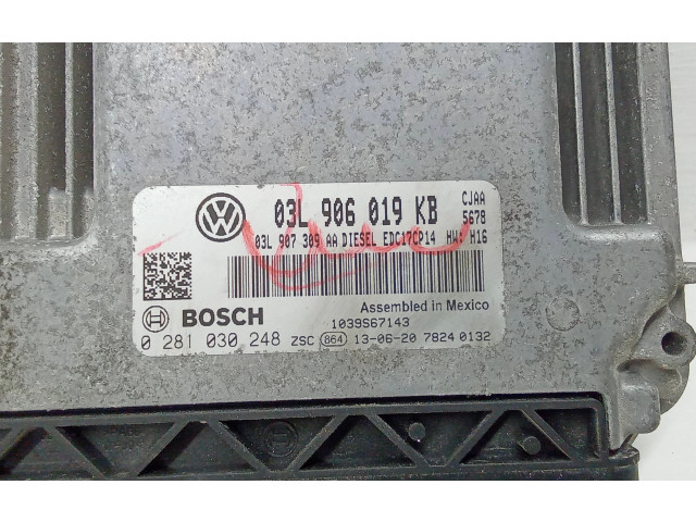 Řídící jednotka 03L907309AA, 03L906019KB   Volkswagen Beetle A5 2014