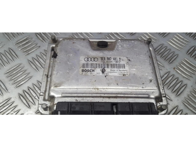 Блок управления двигателя 8E0907401M, 0281011255   Audi A6 S6 C5 4B