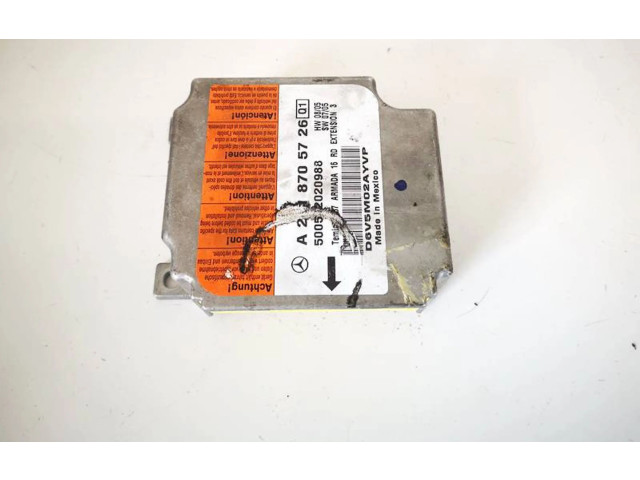Блок подушек безопасности a2118705726   Mercedes-Benz CLS C219