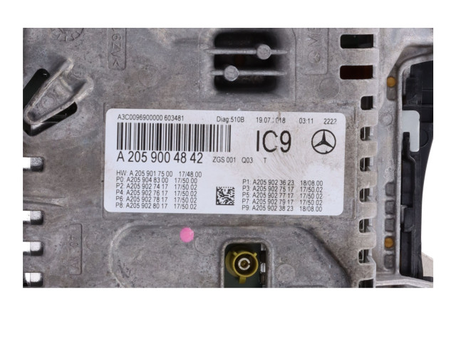Přístrojová deska  Mercedes-Benz C W205 2019 A2059004842  