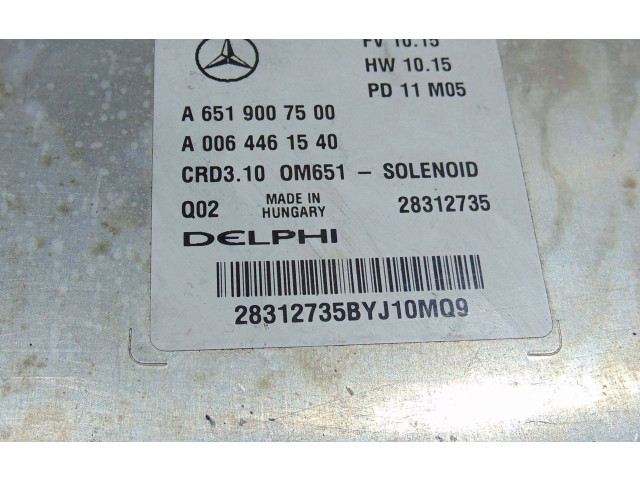 Řídící jednotka A6519007500, A0064461540   Mercedes-Benz E W212 2012