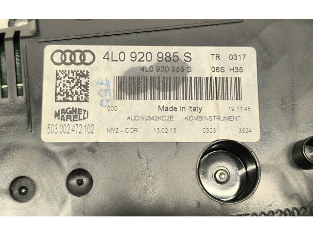 Vstřikovací lišta 4L0920985S   Audi Q7 4L     