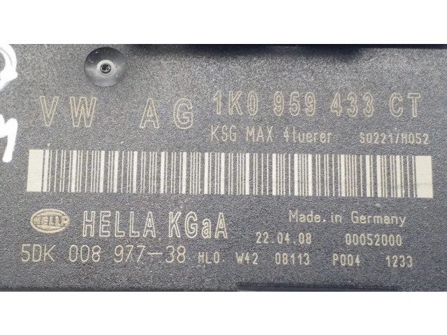Блок комфорта 1K0959433CT, 5DK00897738   Volkswagen Jetta V   