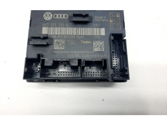 Блок управления дверью 8K0959792N   Audi Q5 SQ5