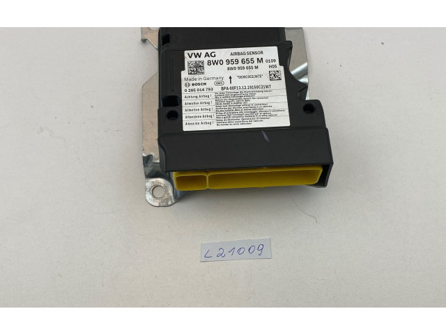 Блок подушек безопасности 8W0959655M, 0285014793   Audi A4 S4 B9 8W
