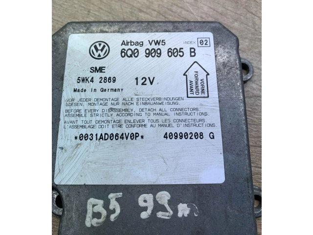 Блок подушек безопасности 6Q0909605B   Volkswagen PASSAT B5.5
