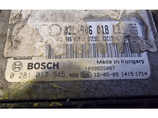 Блок управления двигателя 03L906018LB, 1039S55087   Audi A6 S6 C7 4G