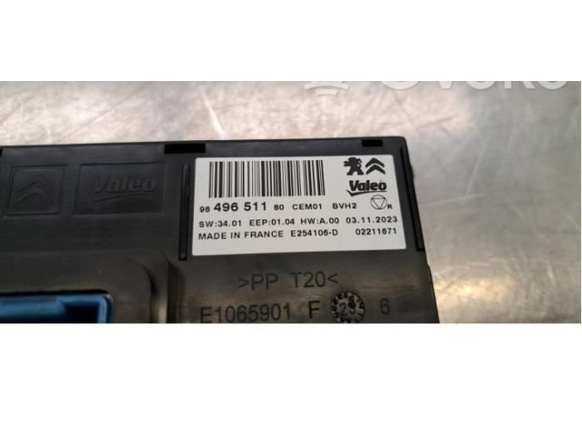 Блок управления климат-контролем 9849651180   Citroen C3 Aircross
