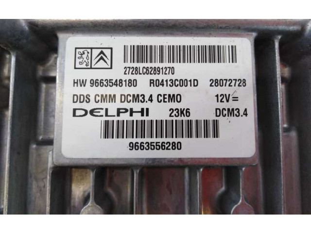 Řídící jednotka 9663556280, 966354180   Peugeot 407 2007