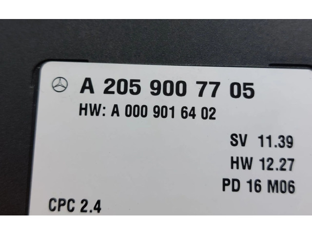 Блок управления коробкой передач A2059007705, A0009016402   Mercedes-Benz GLC X253 C253