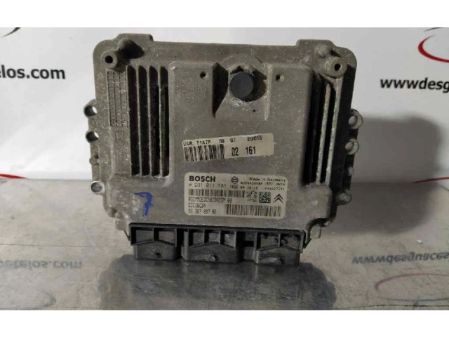 Блок управления двигателем ECU 9656709780   Peugeot 206+