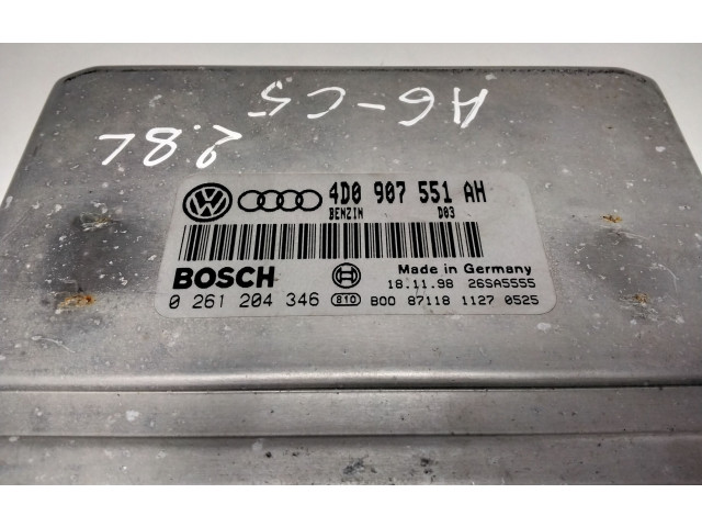 Řídící jednotka 4D0907551AH, 0261204346   Audi A6 S6 C5 4B 1999