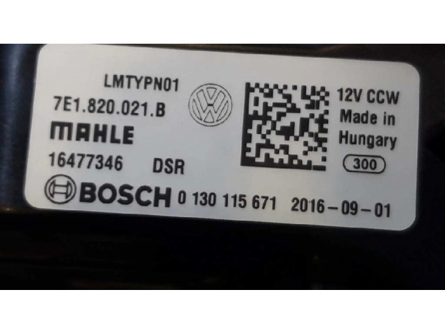 Вентилятор печки    7E1820021B, 0130115671   Volkswagen Transporter - Caravelle T6