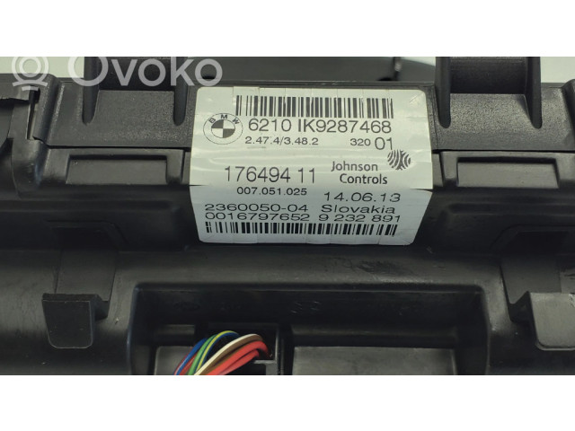 Přístrojová deska  BMW 1 F20 F21 2014 9287468, 62109287468  