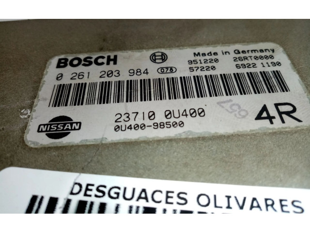 Řídící jednotka 0261203984, 99B7096800078   Nissan Micra C+C 1996