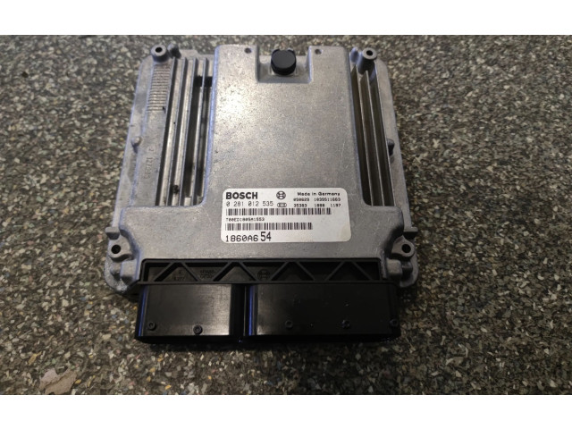 Блок управления двигателя 1860A654, 0281012535   Mitsubishi Grandis