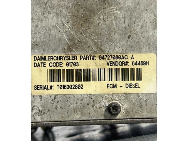   Pojistková skříňka 04727080AC, T016302802   Chrysler Voyager 2004