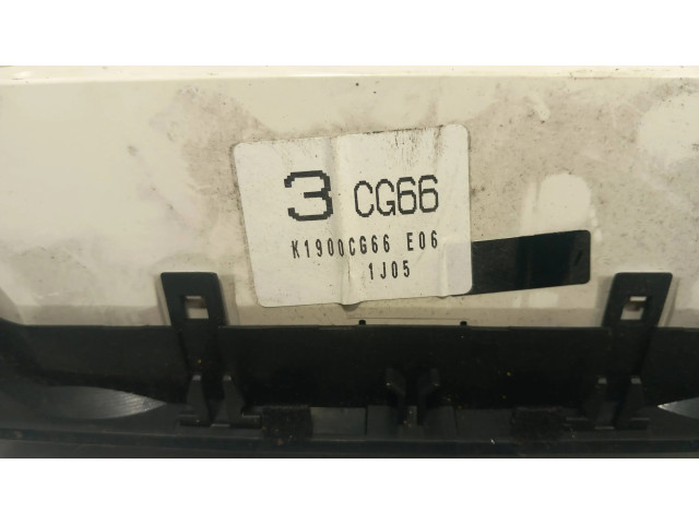 Блок управления климат-контролем K1900CG66, CG66   Mazda 5