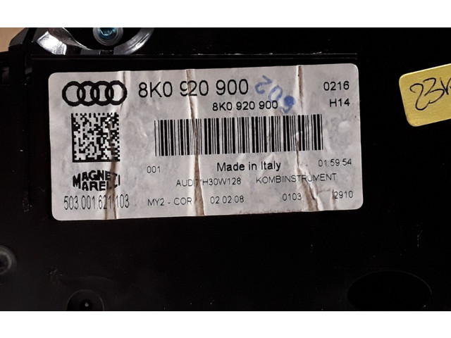 Спидометр (приборный щиток) 8K0920900   Audi A4 S4 B8 8K