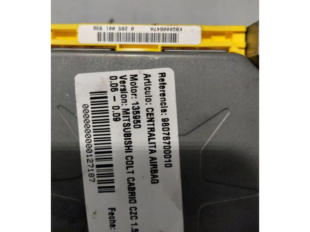 Блок подушек безопасности 98078700010   Mitsubishi Colt CZ3