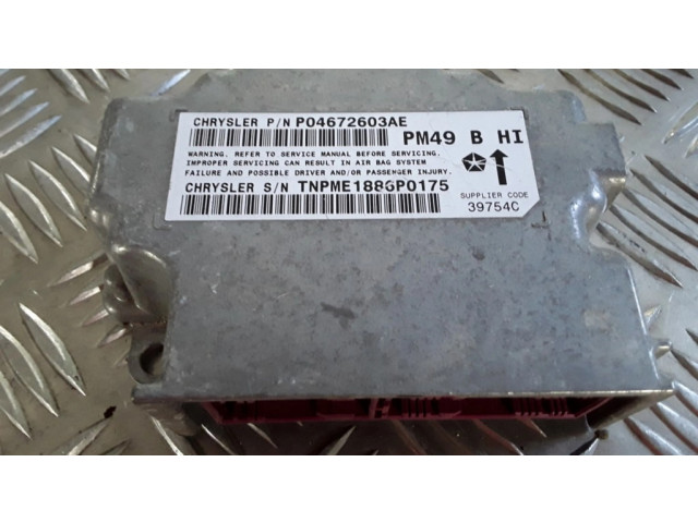 Блок подушек безопасности P04672603AE, 39754C   Dodge Caliber