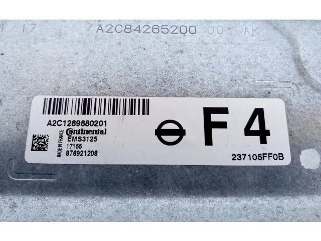 Řídící jednotka 237105FF0B, A2C1289880201   Nissan Micra K14 2017