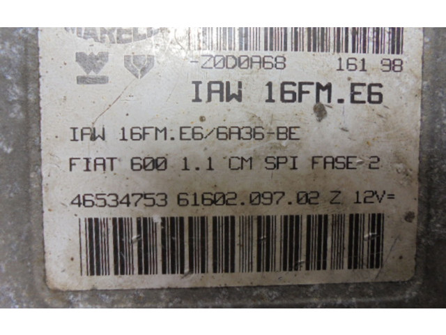 Volant Fiat Seicento/600 2004 46534753, 46534753  