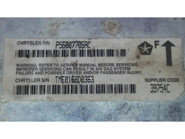 Блок подушек безопасности P56007706AC   Jeep Grand Cherokee