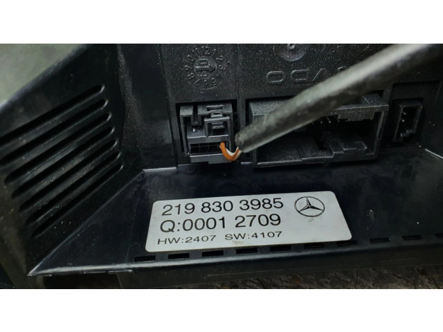 Блок управления климат-контролем 2198303985   Mercedes-Benz CLS C219