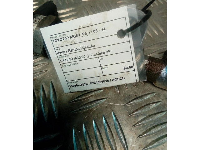 Vstřikovací lišta 23280-33020, 0281006015   Toyota Yaris     