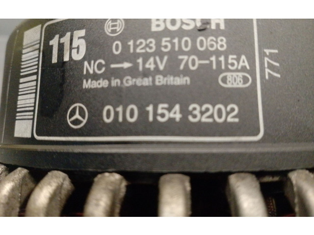 Генератор 0101543202, 0123510068   Mercedes-Benz CLK A208 C208      