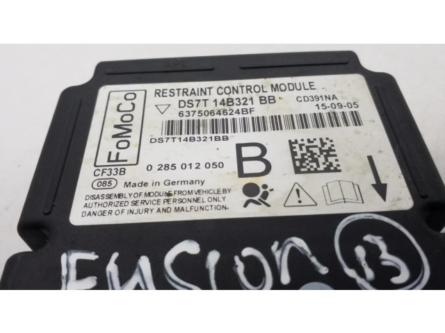 Блок подушек безопасности DS7T14B321BB, 0285012050   Ford Fusion II