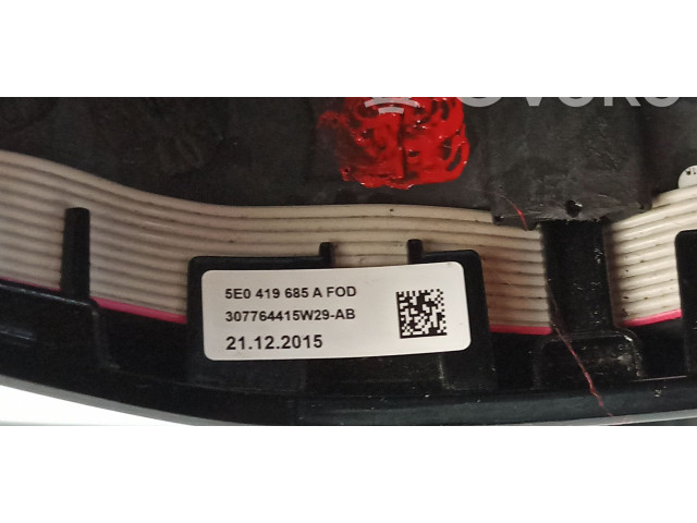 Volant Skoda Fabia Mk3 (NJ) 2016 3V0419091LCWE, 5E0419685AFOD  