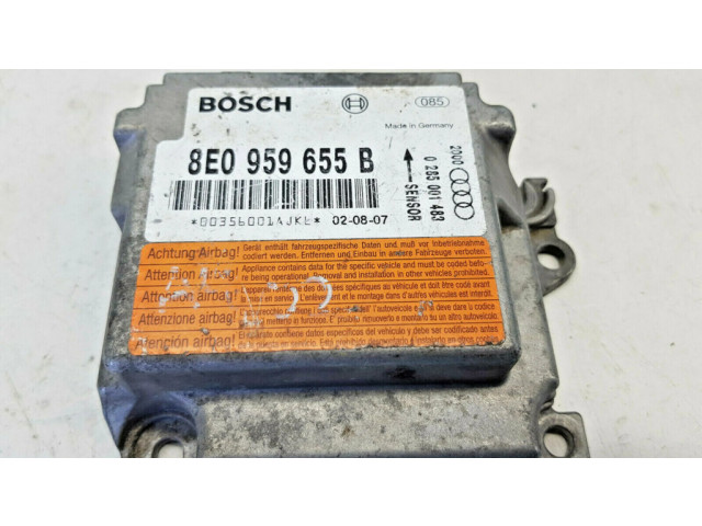 Блок подушек безопасности 8E0959655B, nr2372   Audi A4 S4 B5 8D