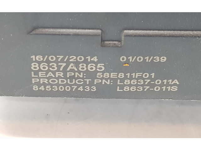   Pojistková skříňka 8637A865, 8637A865   Mitsubishi Outlander 2014