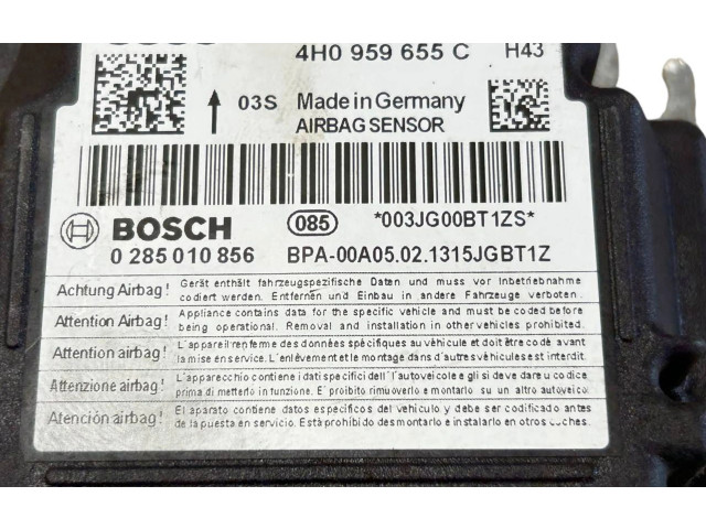 Блок подушек безопасности 4H0959655C, 0285010856   Audi A6 Allroad C7