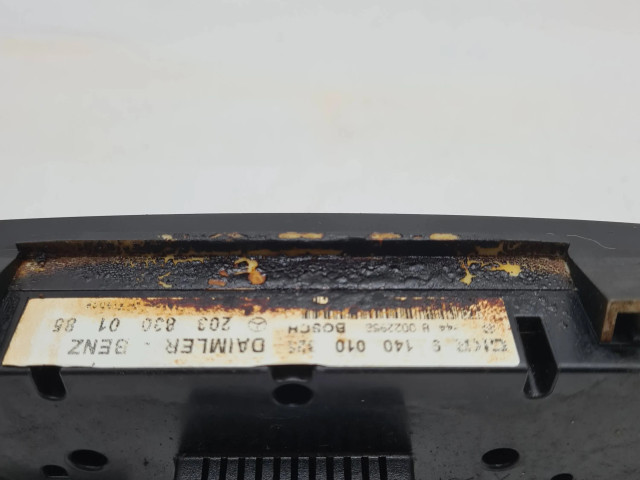 Блок управления климат-контролем 2038300185, 9140010   Mercedes-Benz C W203