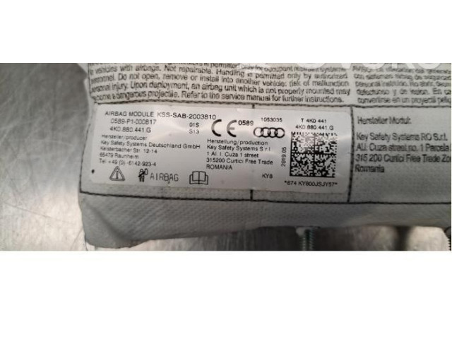 Подушка безопасности в сиденье 4K0880441G   Audi e-tron