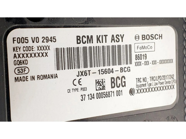 Блок предохранителей JX6T15604BCG, F005V02945   Ford Focus    