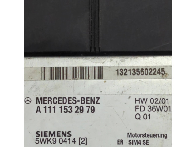 Řídící jednotka A1111532979, 132135602245   Mercedes-Benz C W203 2004